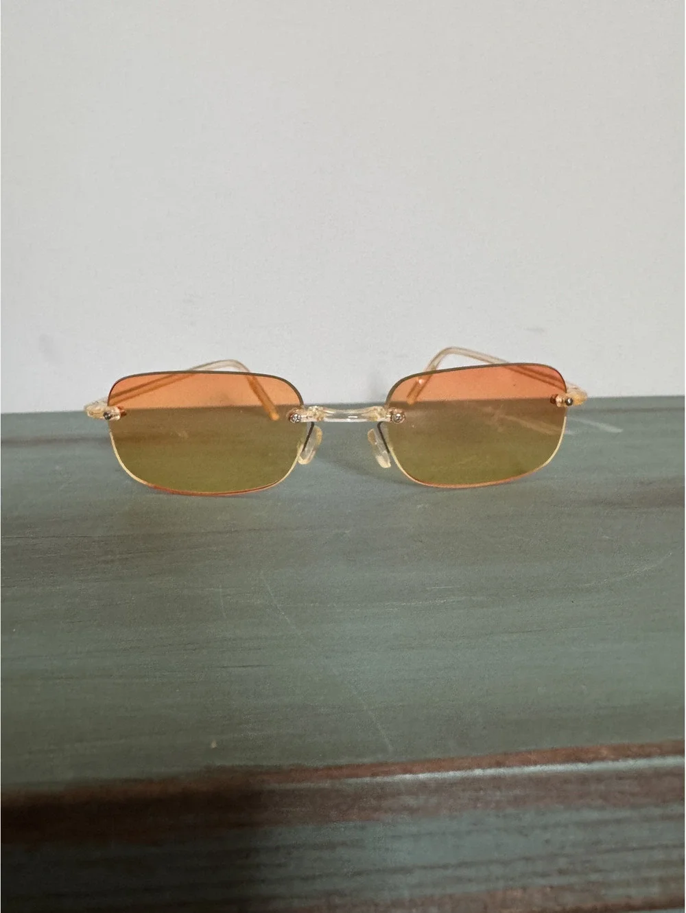 Y2K Ombre Orange Sunglasses